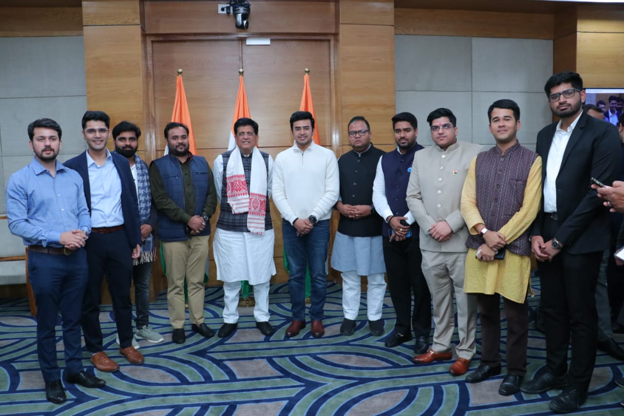 Adarsh Pati Tiwari with delegation team